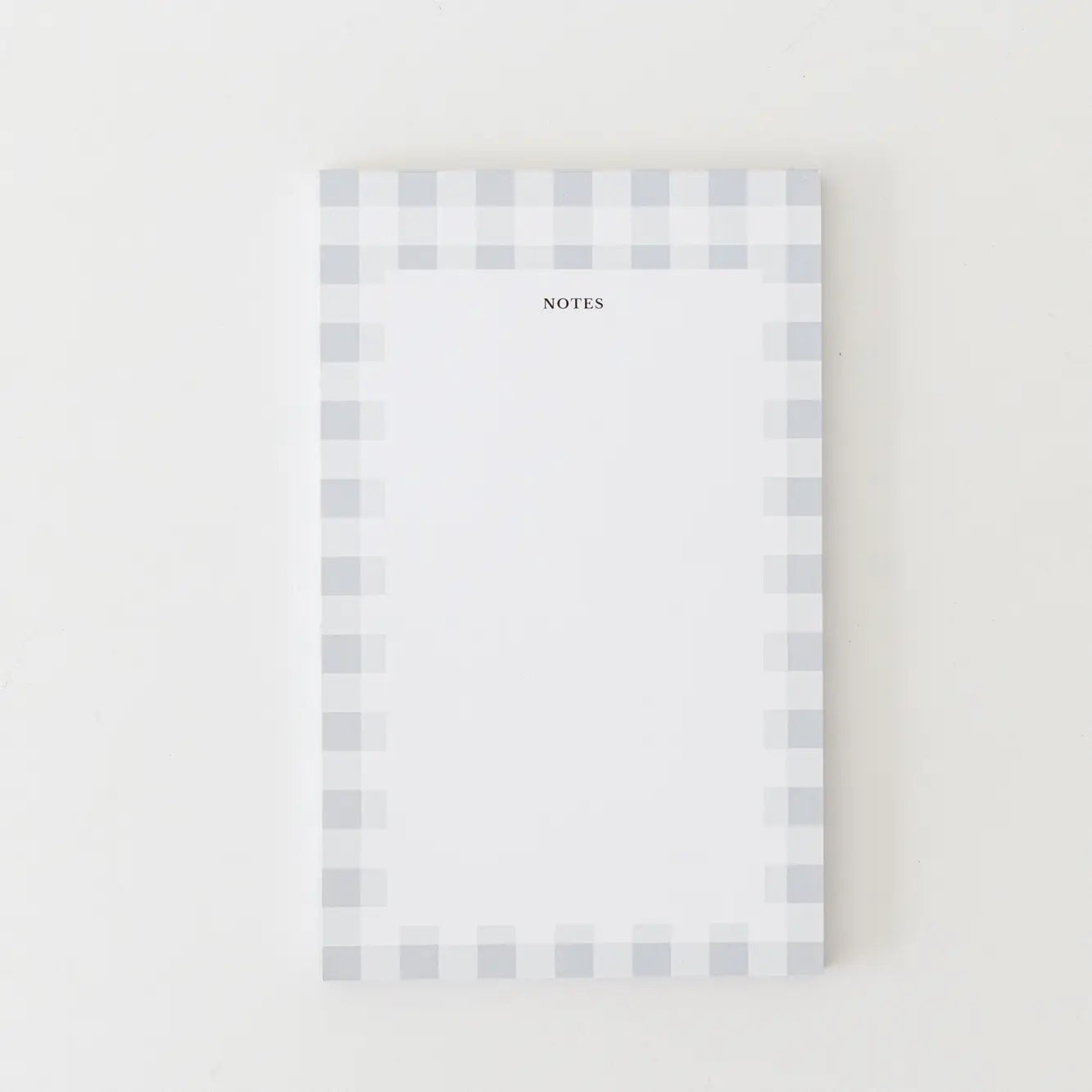 Light Blue Gingham Notepad