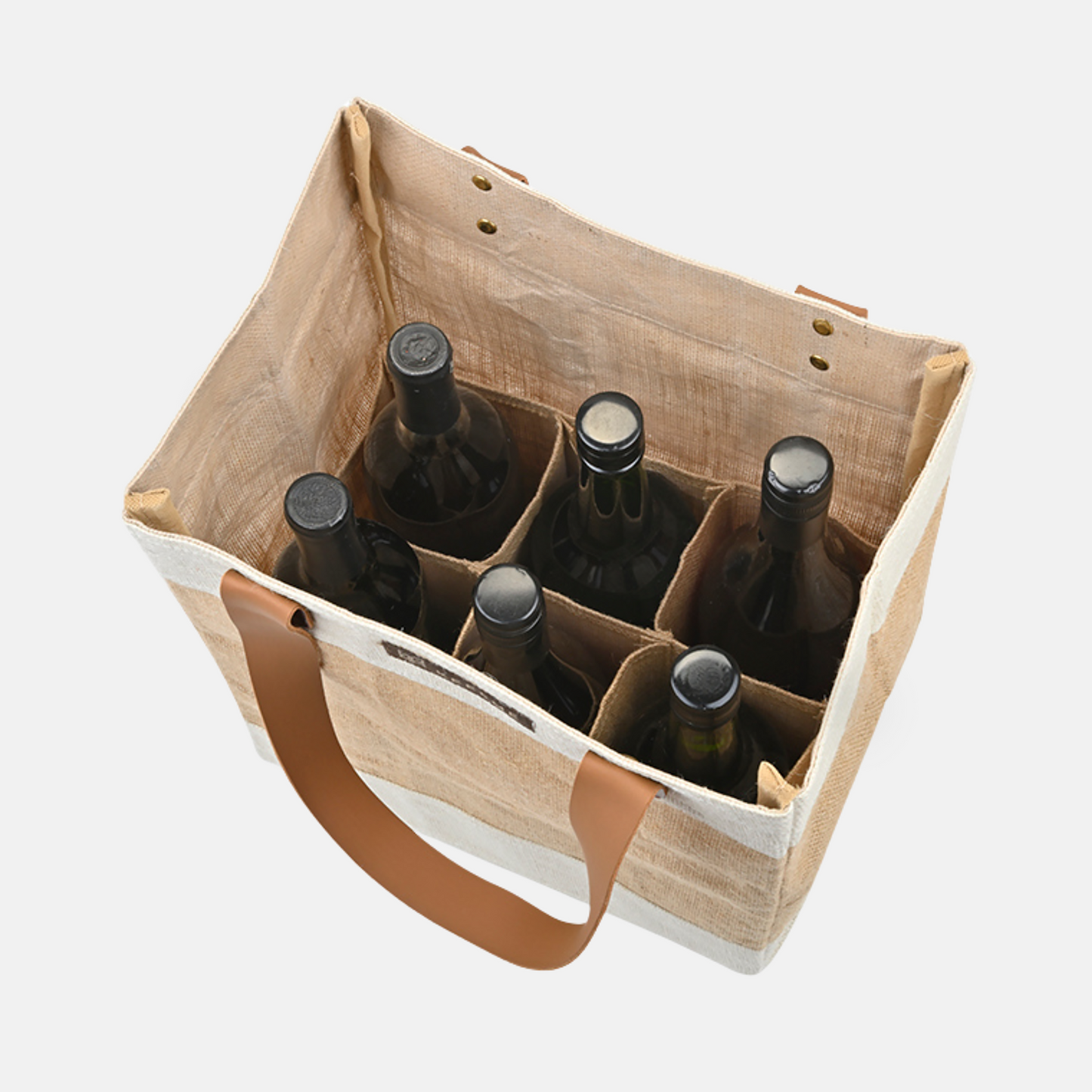 Jute 2-in-1 Convertible Beverage Tote