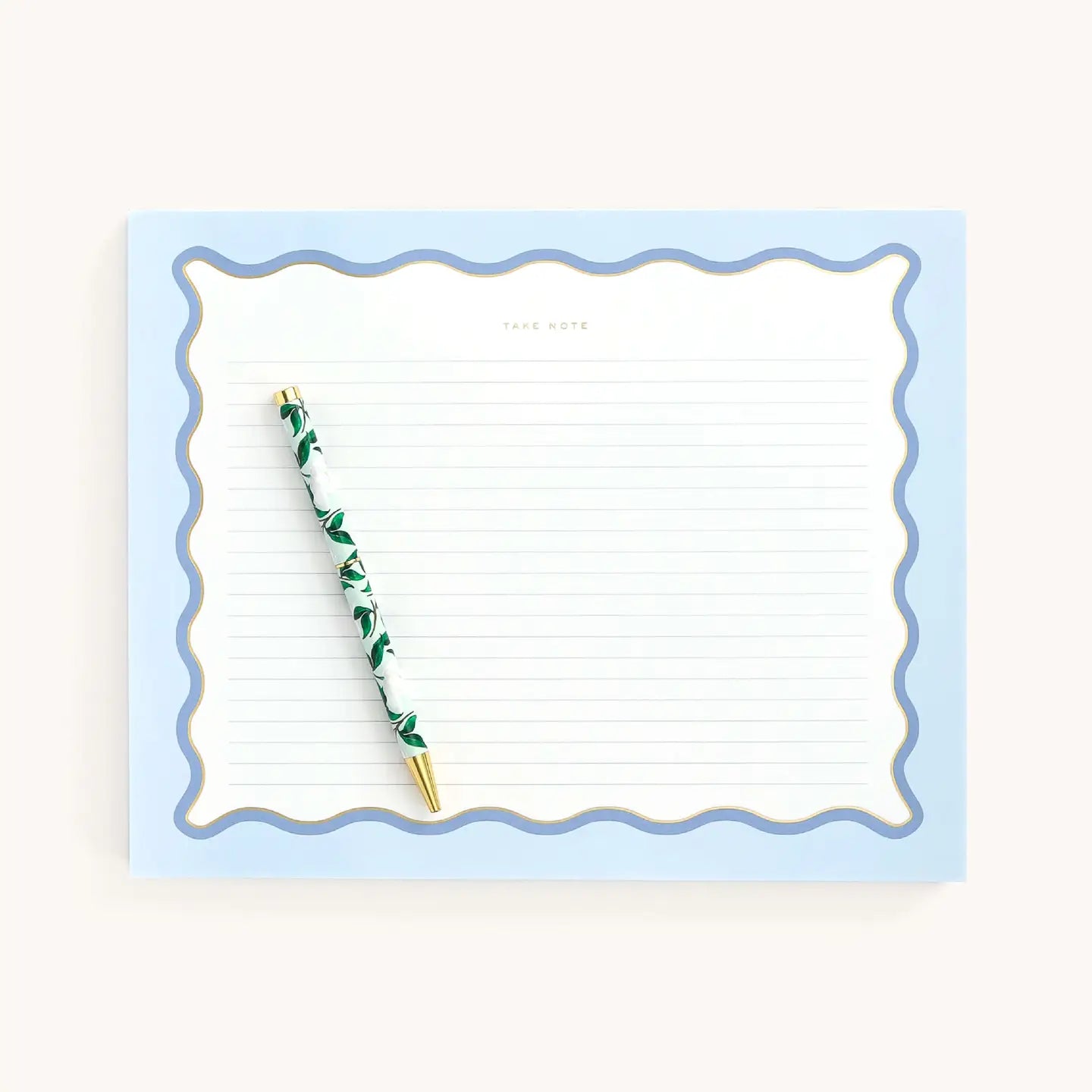 Scalloped Lined Notepad