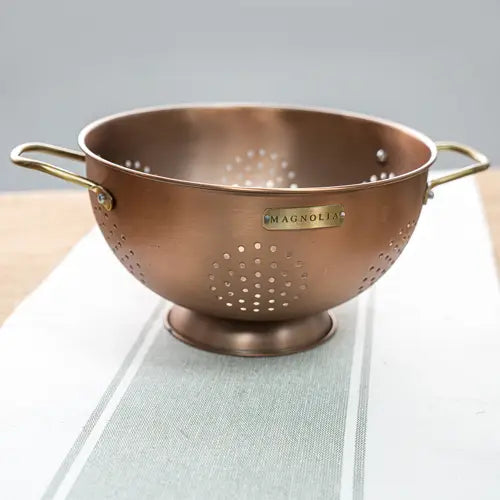 Copper Colander - 11"