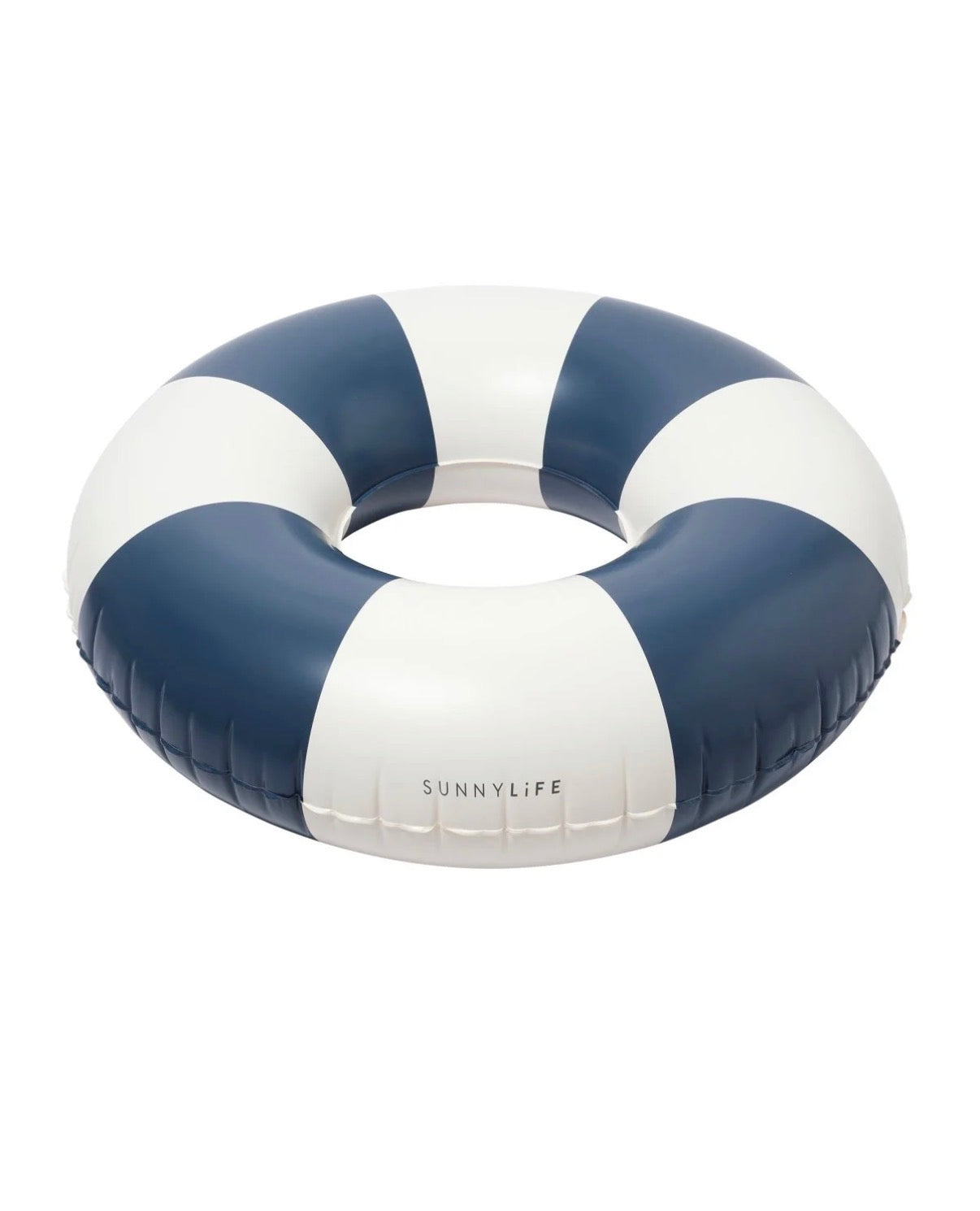 Tube Pool Ring Navy Stripe