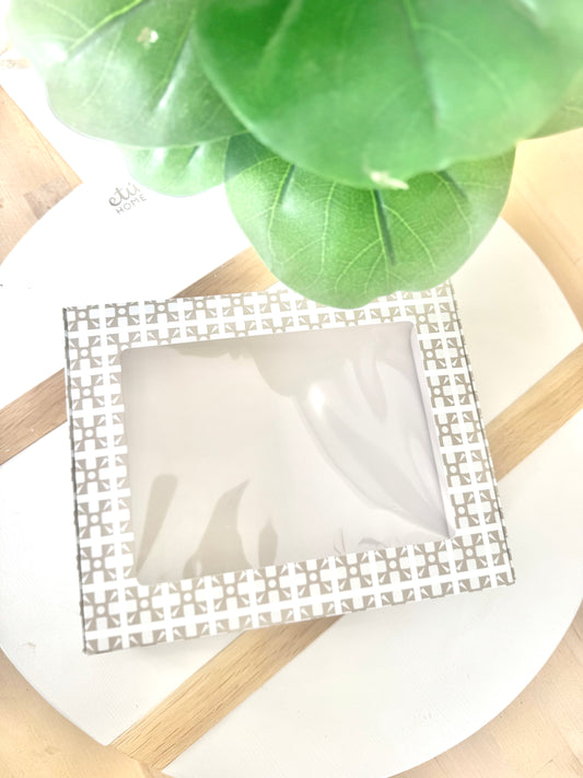 Tan and White Treat Boxes - Set of 5