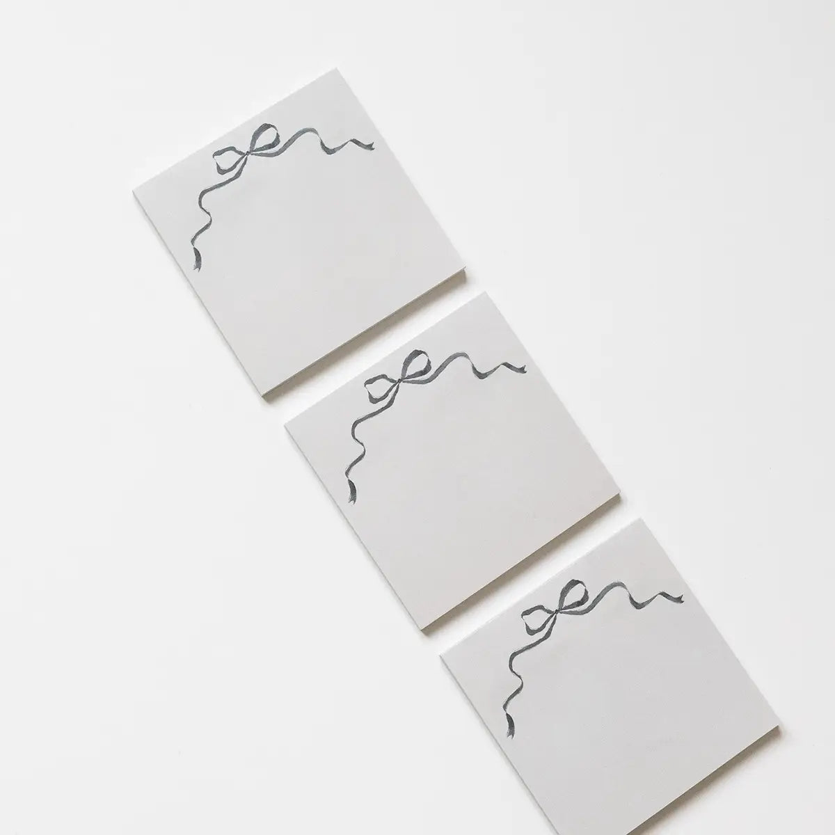 Black Bow Sticky Notes