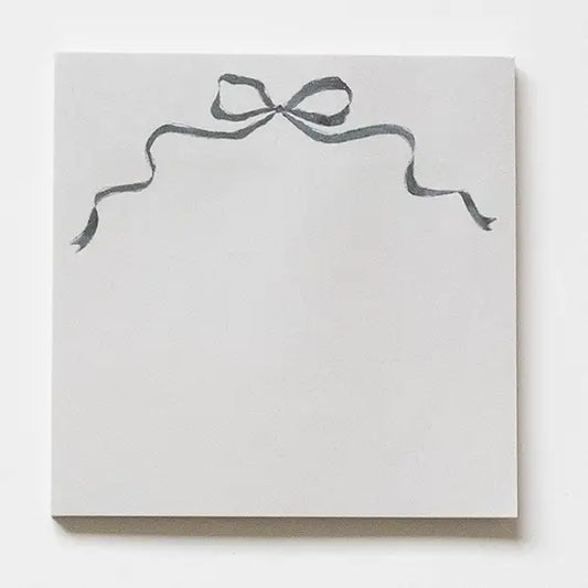Black Bow Sticky Notes