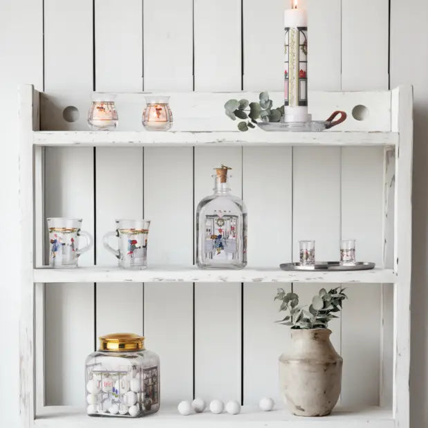 Hot Drink Holiday Glasses - Set of 2