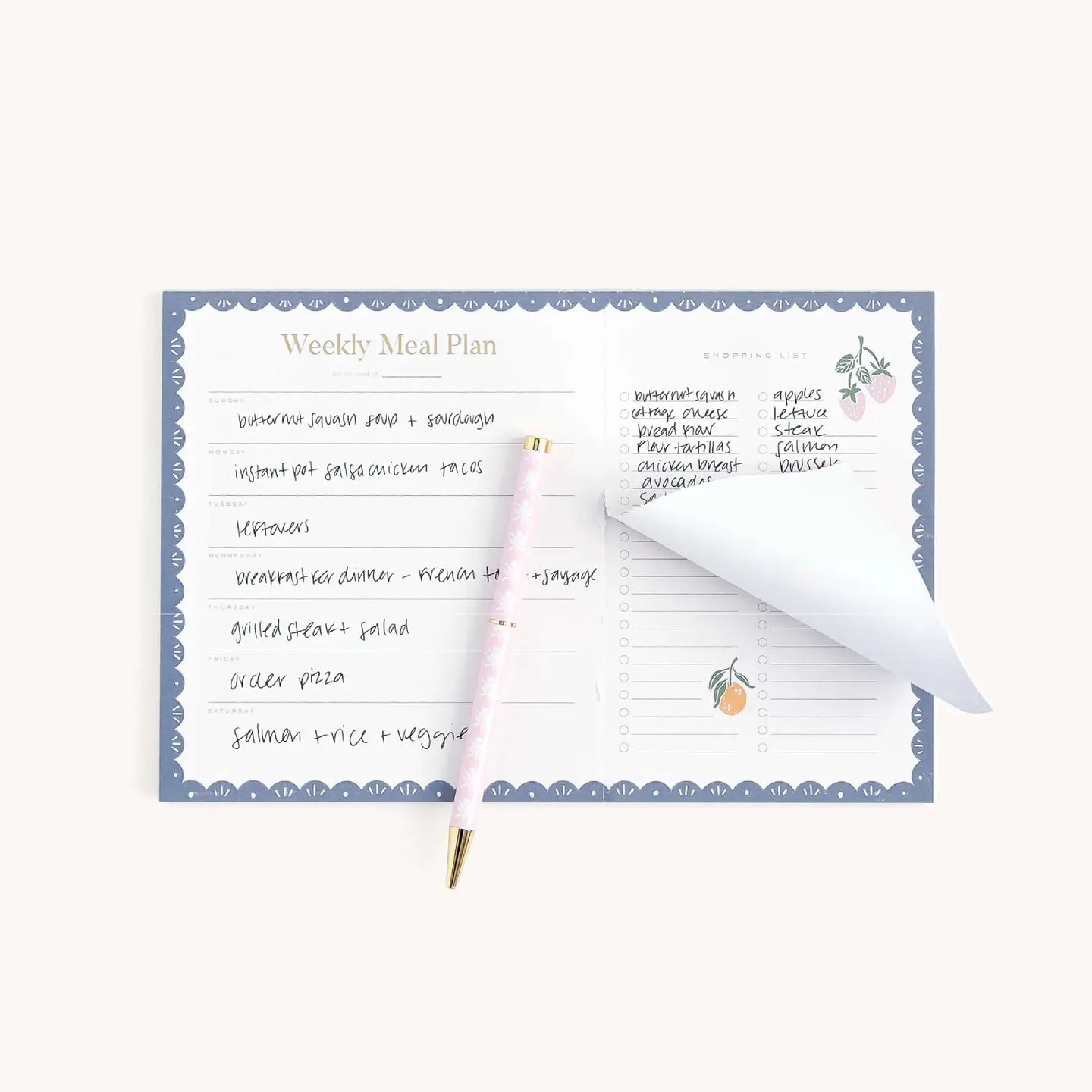 Meal Planning Notepad