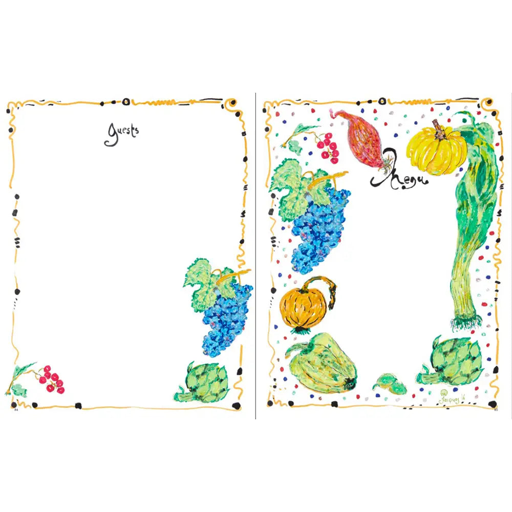 Menus: A Book For Your Meals and Memories : Jacques Pépin