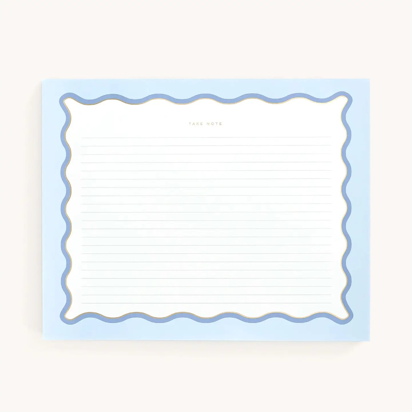 Scalloped Lined Notepad