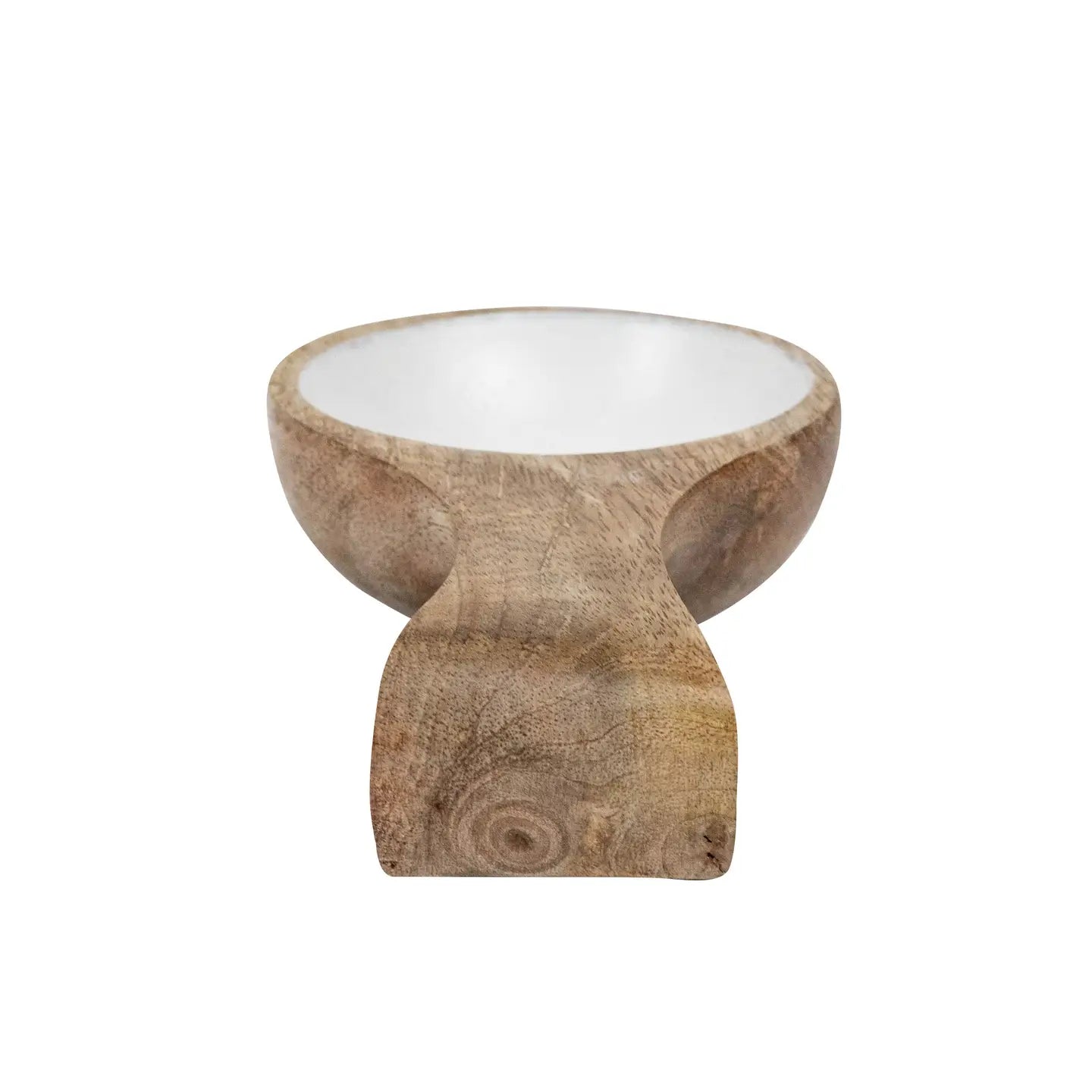 White Kitchen Scoop - Wood